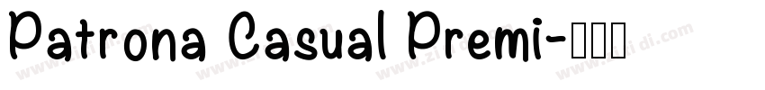 Patrona Casual Premi字体转换